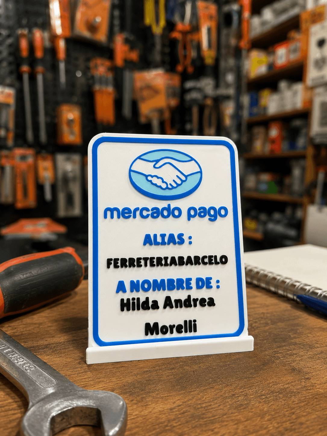 Cartel de Pago Personalizado